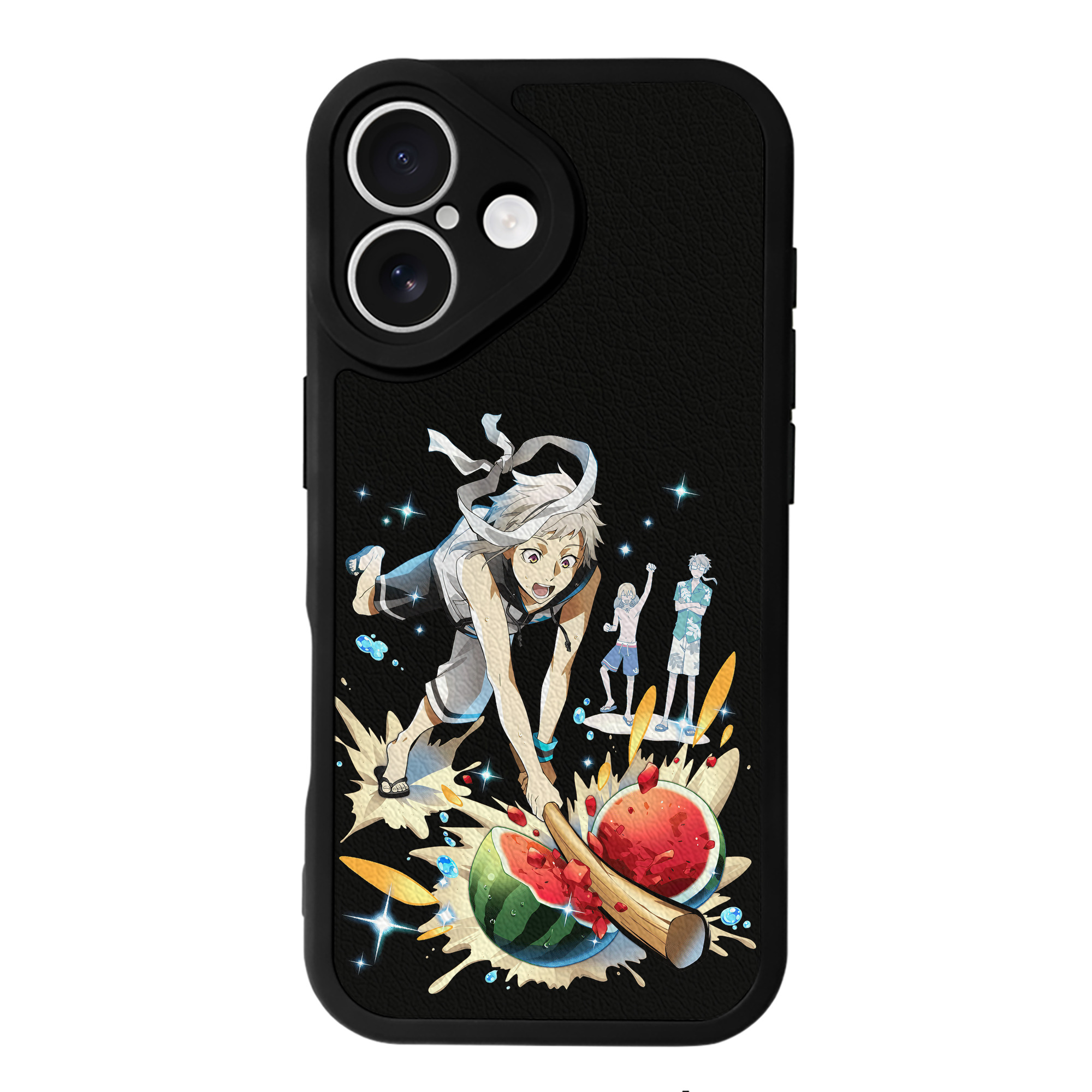 （画像用） 文豪ストレイドッグス Bungo Stray Dogs 【iPhone 16シリーズ対応】シリコンスマホケース（レザー調） 材質：シリコン